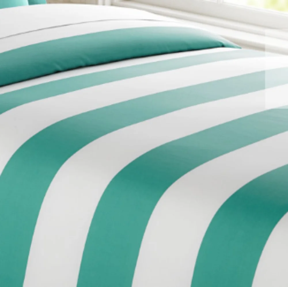 PBTeen Pottery Barn Rugby Stripe Queen Flat Sheet